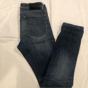 Neuw Iggy button fly skinny jeans.